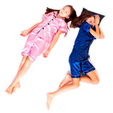 Kids Satin Pajamas set Shorts+Short sleeves Top