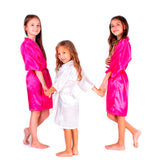 Kids Satin Flower Girl Robes