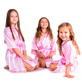 Kids Satin Flower Girl Robes