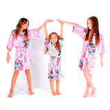 Kids Floral Peacock Robe