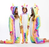 Rainbow Unicorn One piece Pajamas Set - Bridesmaid's World