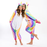Rainbow Unicorn One piece Pajamas Set - Bridesmaid's World