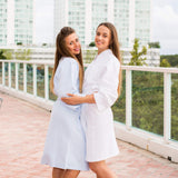 Cotton Waffle Long Bridesmaid Robes