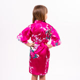 Kids Floral Peacock Robe