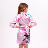 Kids Floral Peacock Robe