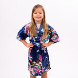 Kids Floral Peacock Robe