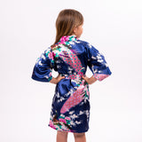 Kids Floral Peacock Robe