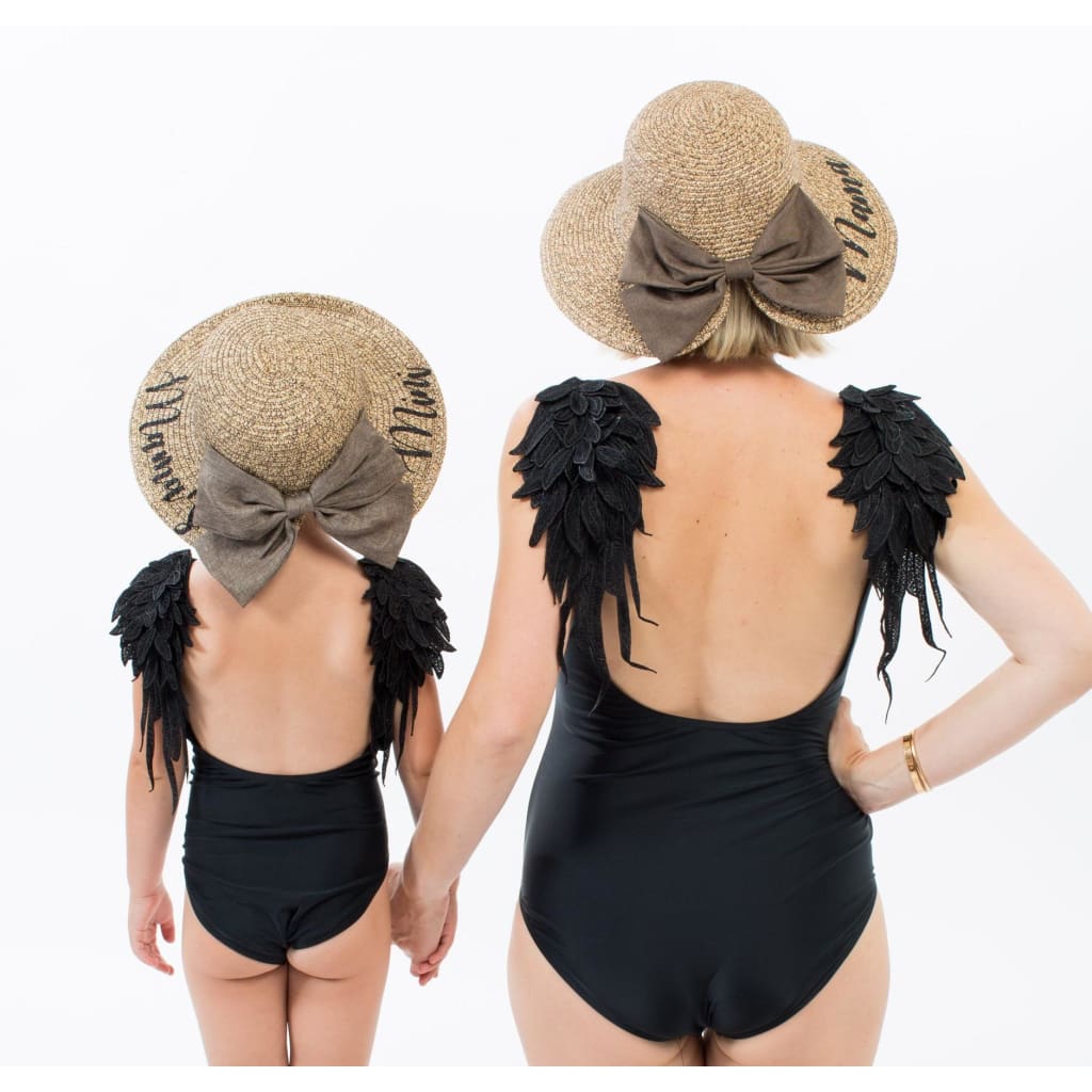 Angel Matching Mommy and Me Swimsuits - Bridesmaids World