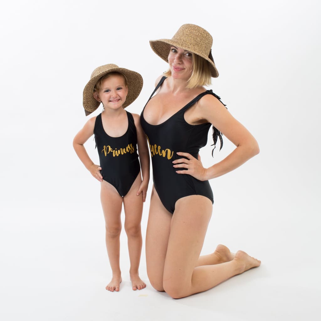 Angel Matching Mommy and Me Swimsuits - Bridesmaids World