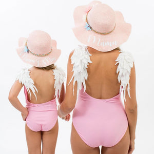 Angel Matching Mommy and Me Swimsuits - Bridesmaids World