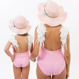 Angel Matching Mommy and Me Swimsuits - Bridesmaids World