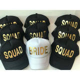Black Squad Caps - Bridesmaids World