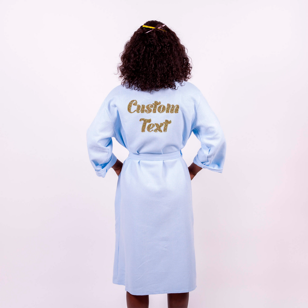 Cotton Waffle Long Bridesmaid Robes
