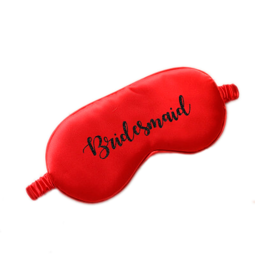 Bridesmaid Customized Sleep Eye Masks