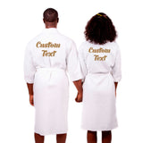 Cotton Waffle Long his and hers Matching Bathrobes Set