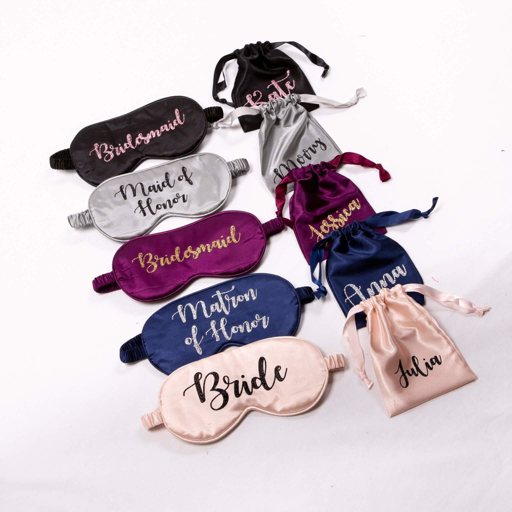 Customized Bridesmaid Sleep Eye Masks