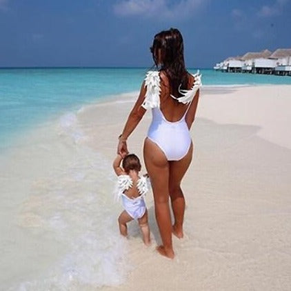 Angel Matching Mommy and Me Swimsuits