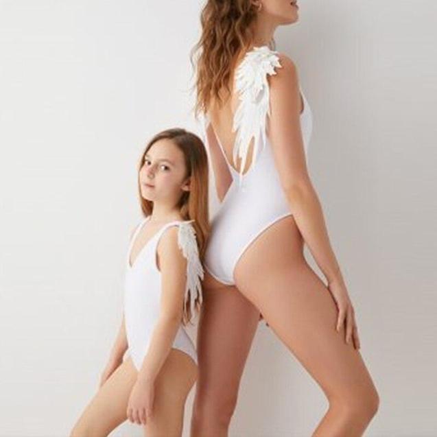 Angel Matching Mommy and Me Swimsuits