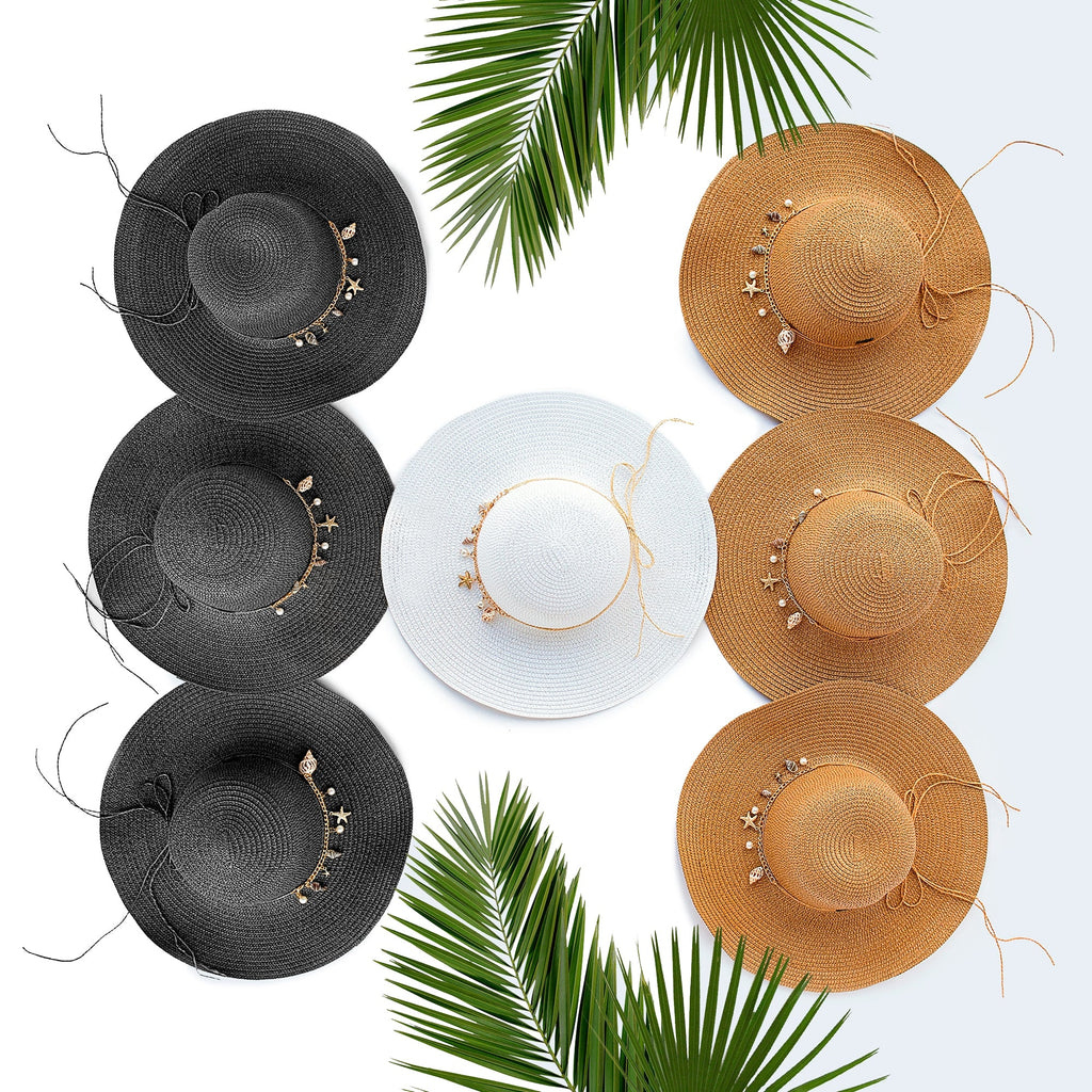 Floppy Sun Hat with Shells
