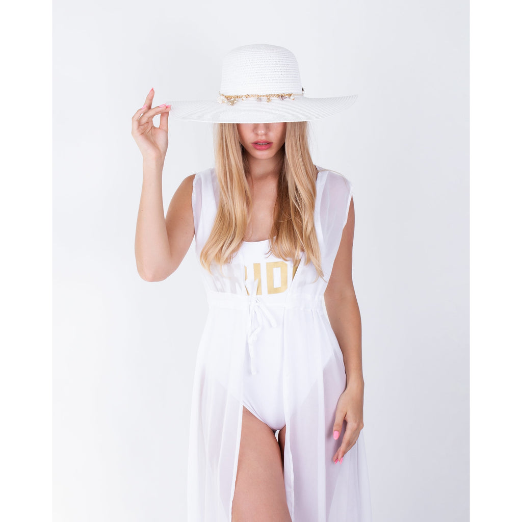 Floppy Sun Hat with Shells
