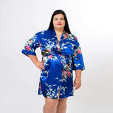 Bridesmaids Floral Peacocks Kimono Robes - Bridesmaids World