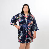 Bridesmaids Floral Peacocks Kimono Robes - Bridesmaids World