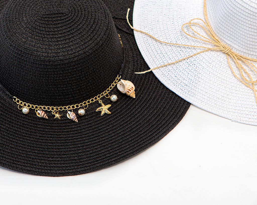 Floppy Sun Hat with Shells