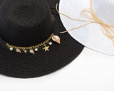 Floppy Sun Hat with Shells