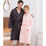 His and Hers Personalized Matching Collar Bathrobes for Couples - Bridesmaid's World