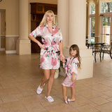 Kids Floral Peacock Robe