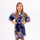 Kids Floral Peacock Robe