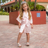 Kids Satin Flower Girl Robe