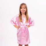 Kids Satin Flower Girl Robe