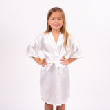 Kids Satin Flower Girl Robe