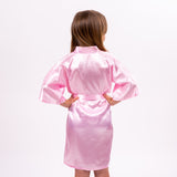 Kids Satin Flower Girl Robe