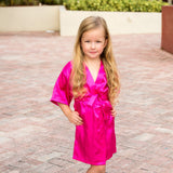 Kids Satin Flower Girl Robe