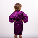 Kids Satin Flower Girl Robe