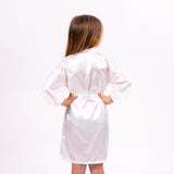 Kids Satin Flower Girl Robes