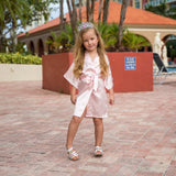 Kids Satin Flower Girl Robes