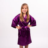 Kids Satin Flower Girl Robes