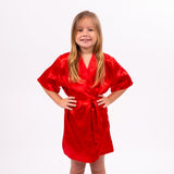 Kids Satin Flower Girl Robes