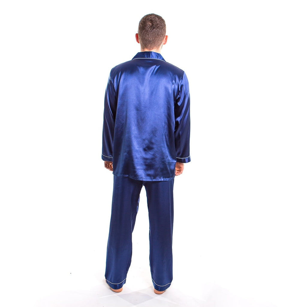 Men’s Satin Pajamas Long Sleeves + Pants