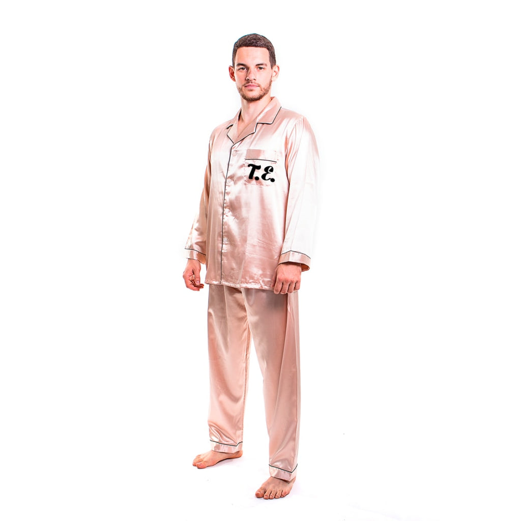 Men’s Satin Pajamas Long Sleeves + Pants