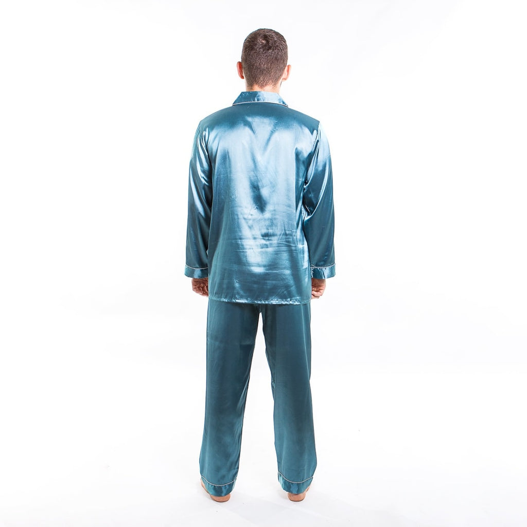 Men’s Satin Pajamas Long Sleeves + Pants