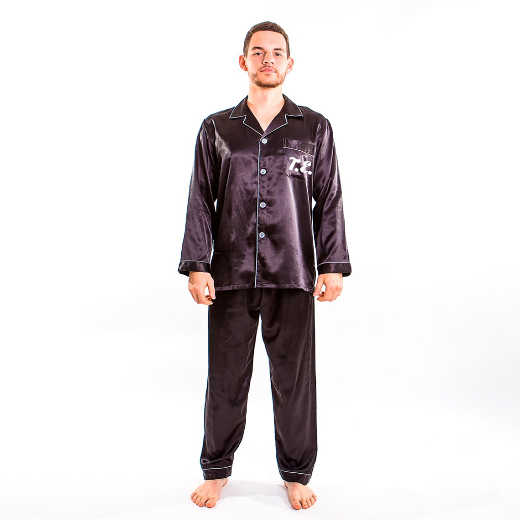 Men’s Satin Pajamas Long Sleeves + Pants