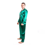 Men’s Satin Pajamas Long Sleeves + Pants