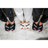 Personalized Fluffy Cross Slippers