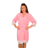 Cotton Lace Queen Robe