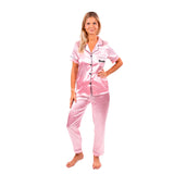 Silky Bridesmaid Pajamas Long Sleeves + Long Bottons