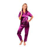 Silky Bridesmaid Pajamas Long Sleeves + Long Bottons